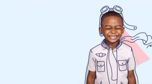 9ijakids educational games for kids slider 1 banner showing a boy smiling with both eyes closed